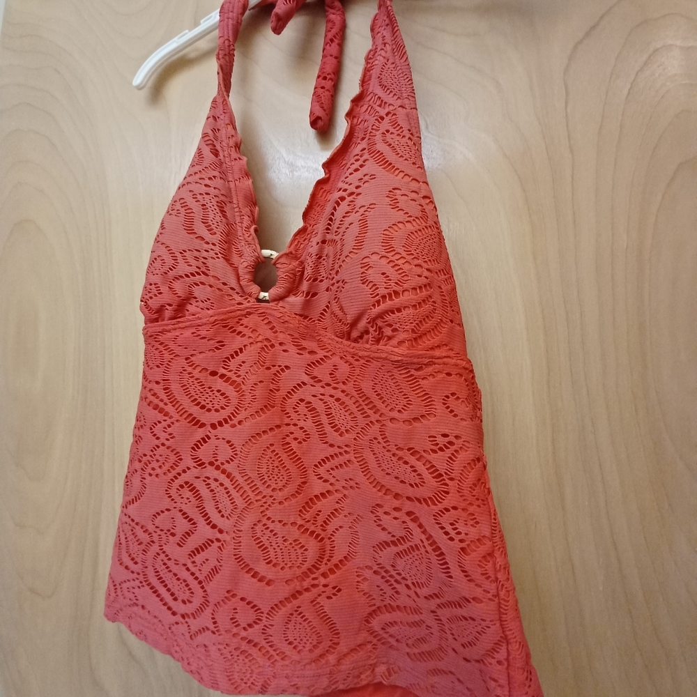 Pink paisley Tank Swimsuit Tropical Honey